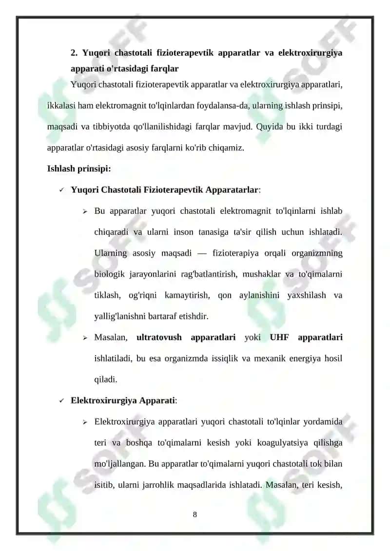 Yuqori chastotali fizioterapevtik elektron apparatlar 8