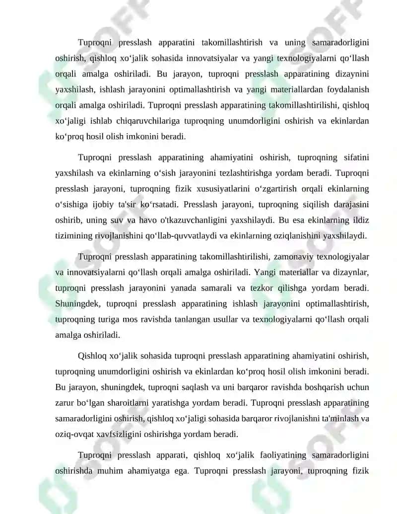Tuproqni presslash apparati 8