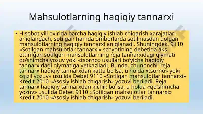 Qishloq xo‘jalik korxonalarida buxgalteriya hisobini 8
