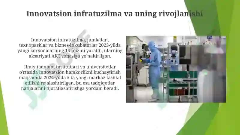 Innovatsiyalarni joriy etish 8