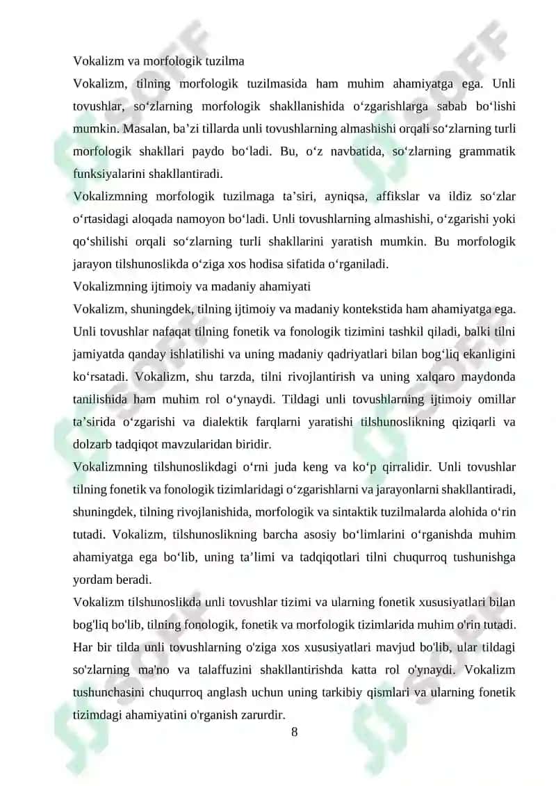 Ona tili va oʻqish savodxonligi va uni oʻqitish metodikasi 8