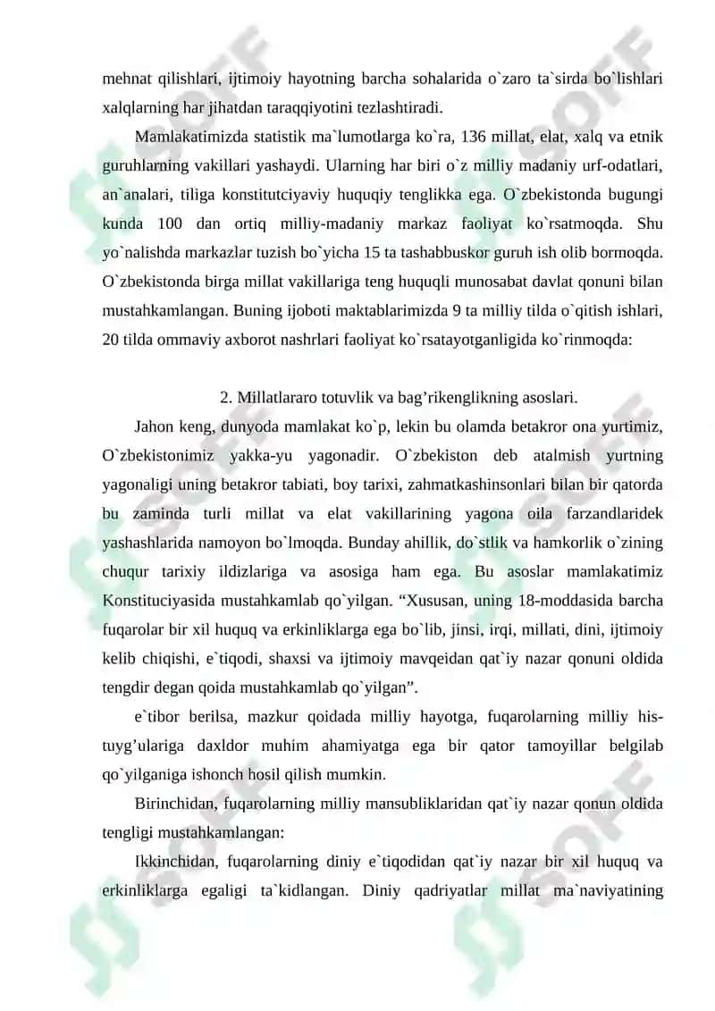 O`zbekistonda diniy bag`rikenglik va diniy tashkilotlar bilan munosabati 8