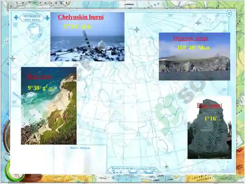Yevrosiyoning tabiiy geografik o'rni, o'rganish tarixi 8