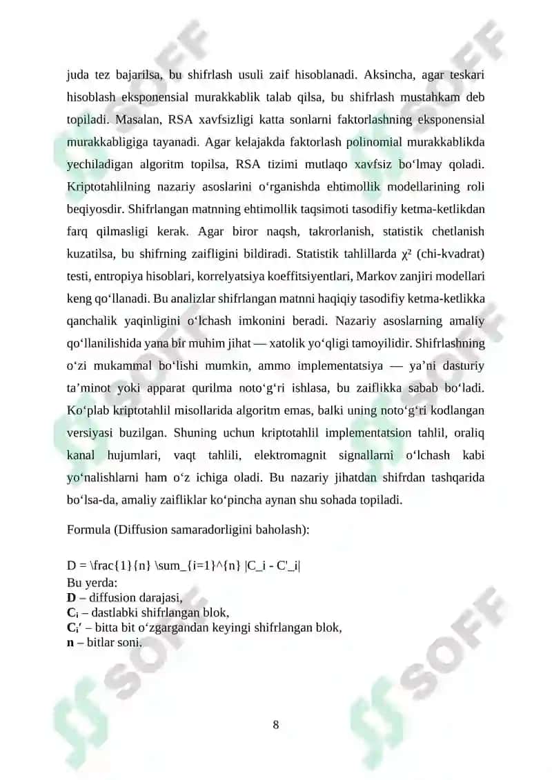 Kriptotahlil shifrlash usullarini buzish metodlari 8