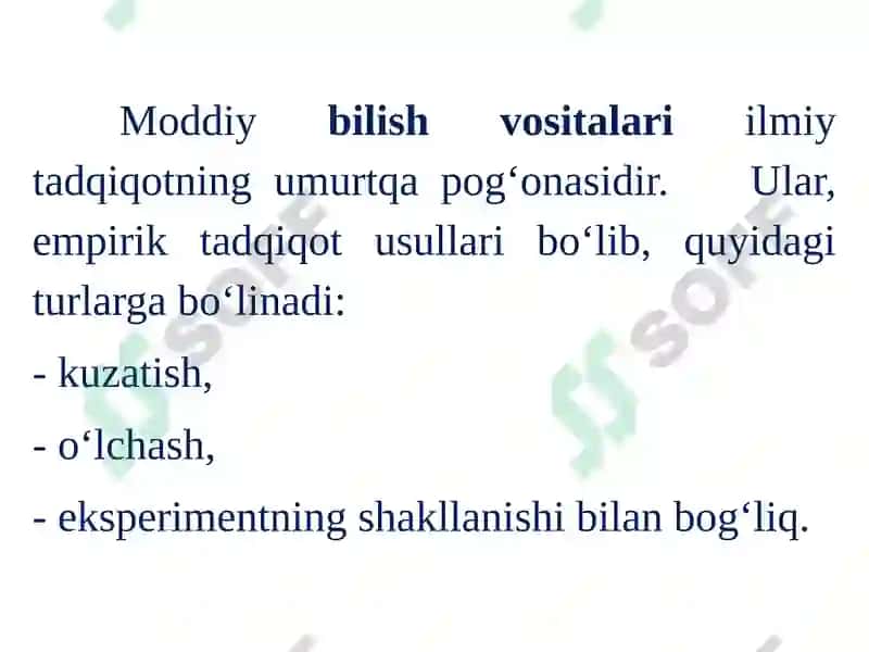 Tadqiqot vositalari va metodlari 8