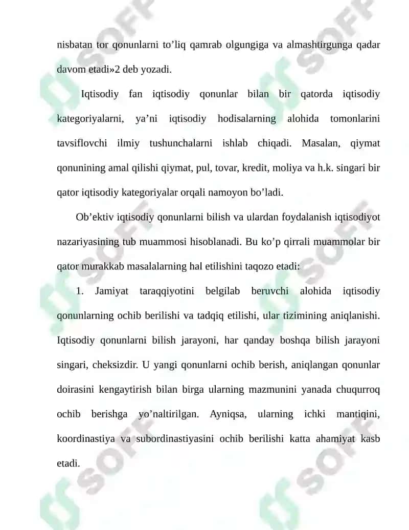 Iqtisodiy nazariyasi fanidan iqtisodiy hodisalar va jarayonlarni o'rganish usullari 8