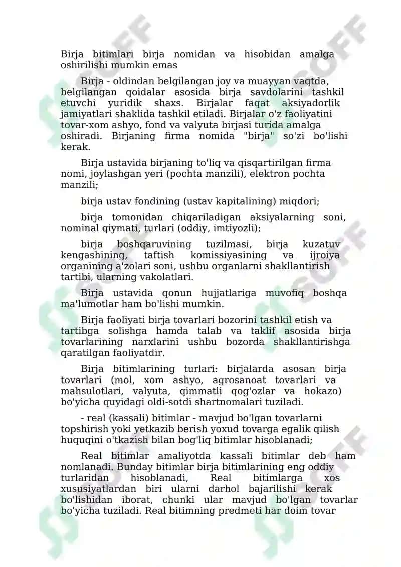 Bitimlar tushunchasi haqida umumiy ma'lumot 8