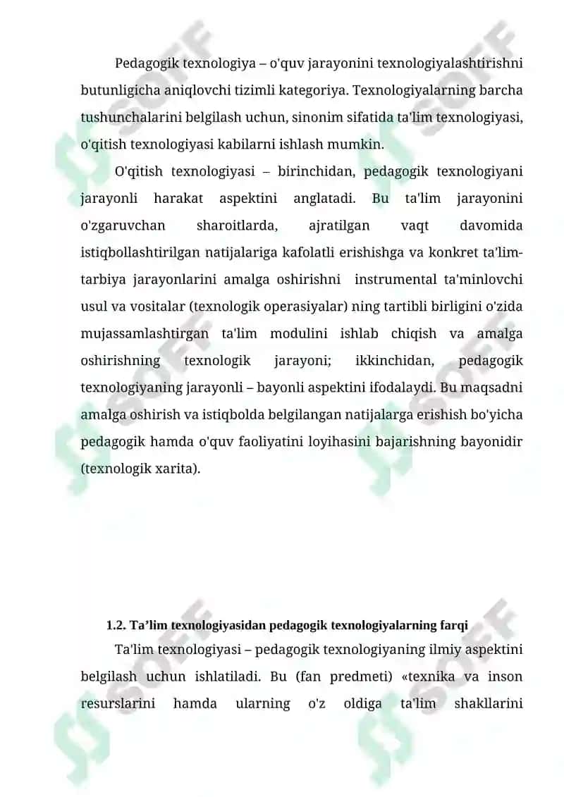 UMUMIY O’RTA TA’LIM MAKTABLARIDA YANGI PEDAGOGIK TEXNOLOGIYALAR ASOSIDA DARS O`TISHNING DOLZARB MASA 8