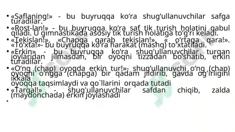 Gimnastikada umumiy va maxsus tayyorgarlik mashqlari 8