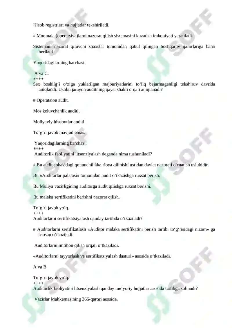 Auditorlik faoliyati 8