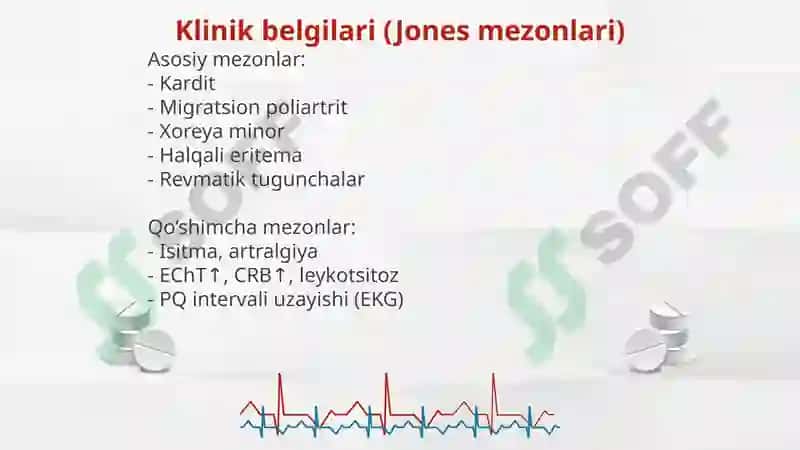 O‘tkir revmatik isitma. Mitral va aortal yurak nuqsonlari 8