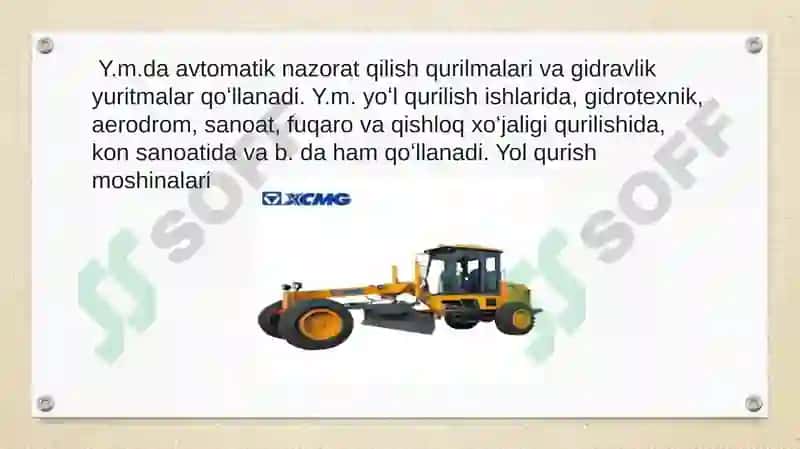 Pullarning manolit qoplamalarini qurish va pardozlash mashinalari 8