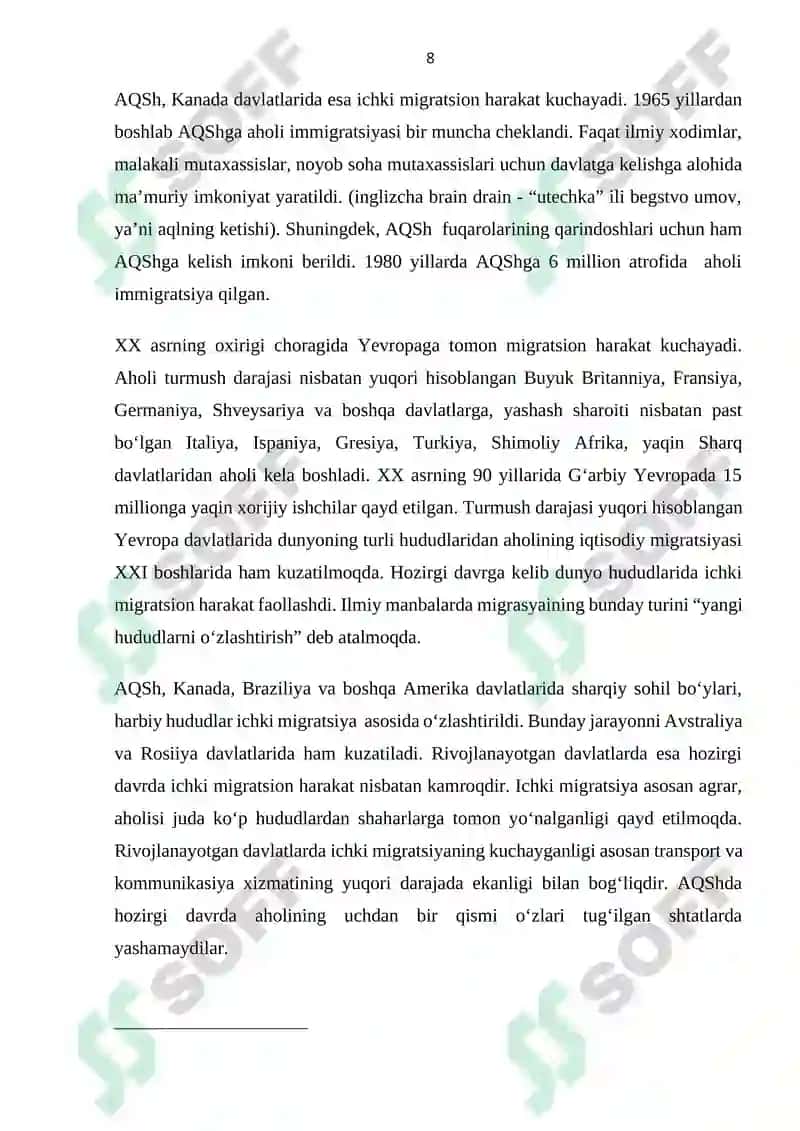 Sovet davri O’zbekistondagi migratsion jarayonlarning asosiy bosqichlari 8