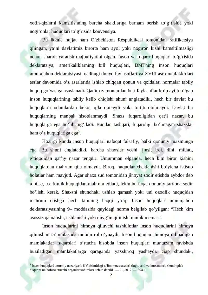 inson huquqlari toʻgʻrisidagi xalqaro bill 8