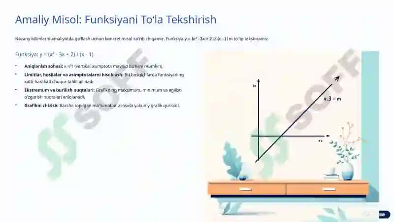 Funksiyani to‘la tekshirish 8