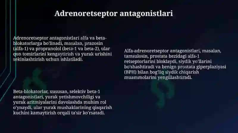 Adrenoretseptorlar 8
