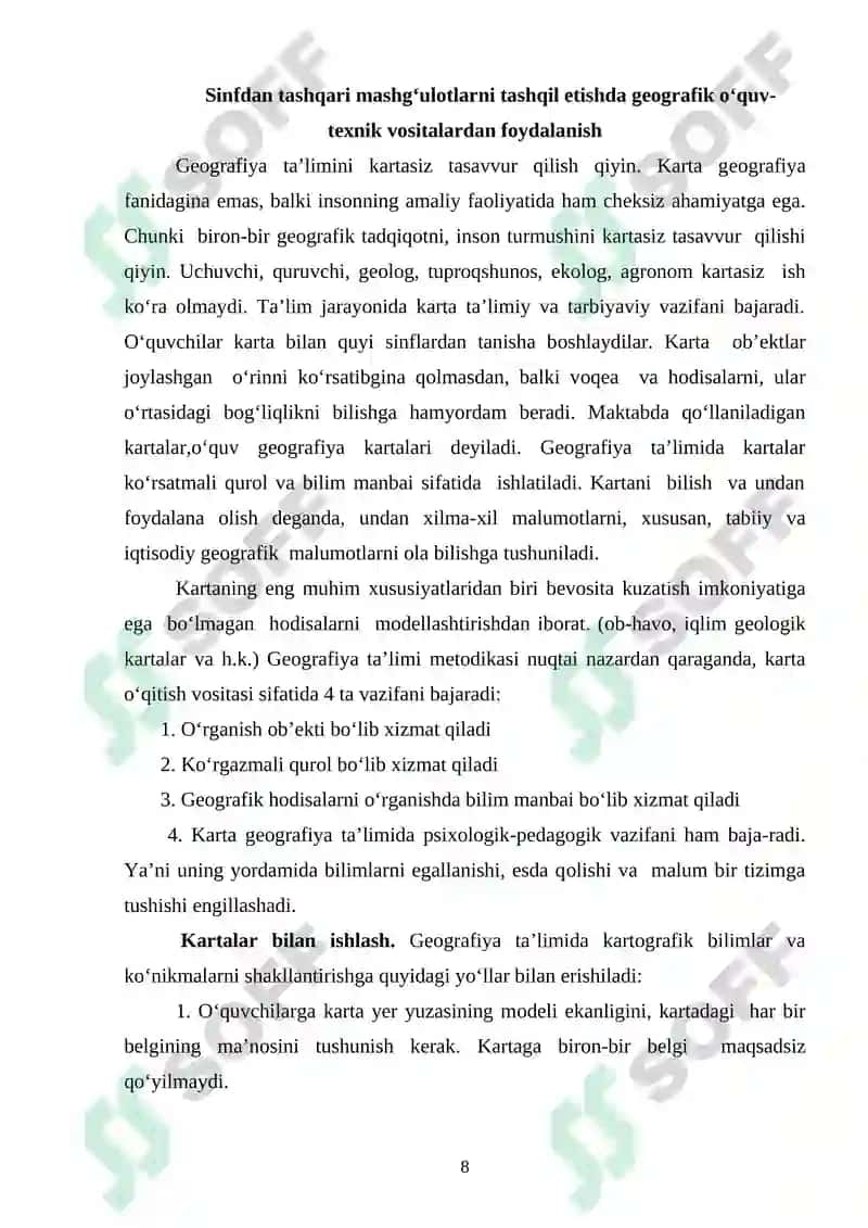 Maktab o‘quvchilari uchun to‘garak mashg‘ulotlarini tashkil etish metodlari 8