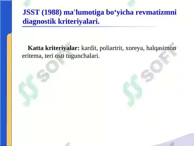 REVMATIZM.MITRAL KLAPAN YETISHMOVCHILIGI.CHAP ATRIOVENTRIKULYAR TESHIK STENOZІ. 8