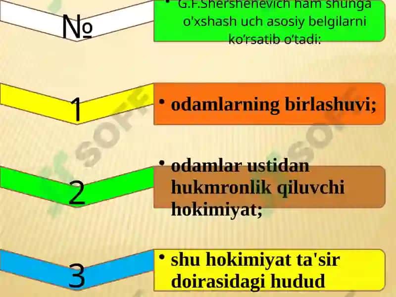 Davlatchilik tushunchasi 8