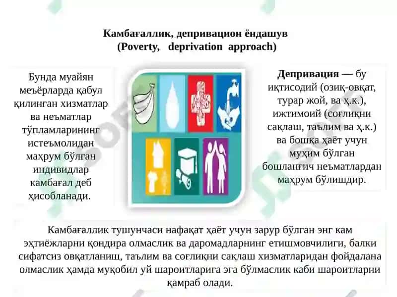 Жаҳон хўжалигида камбағаллик ва очлик муаммолари 8