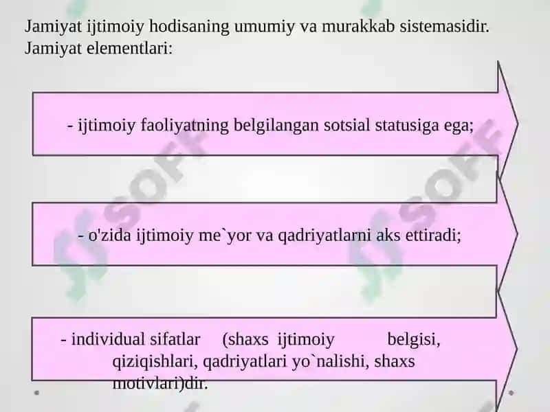 Jamiyatyaxlittizimsifatida 8