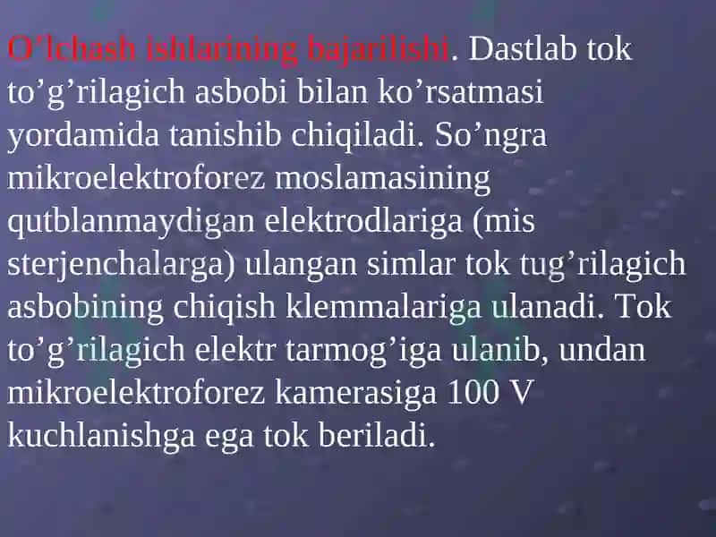 Laboratoriya mashg’uloti: Elektron hodisa 8