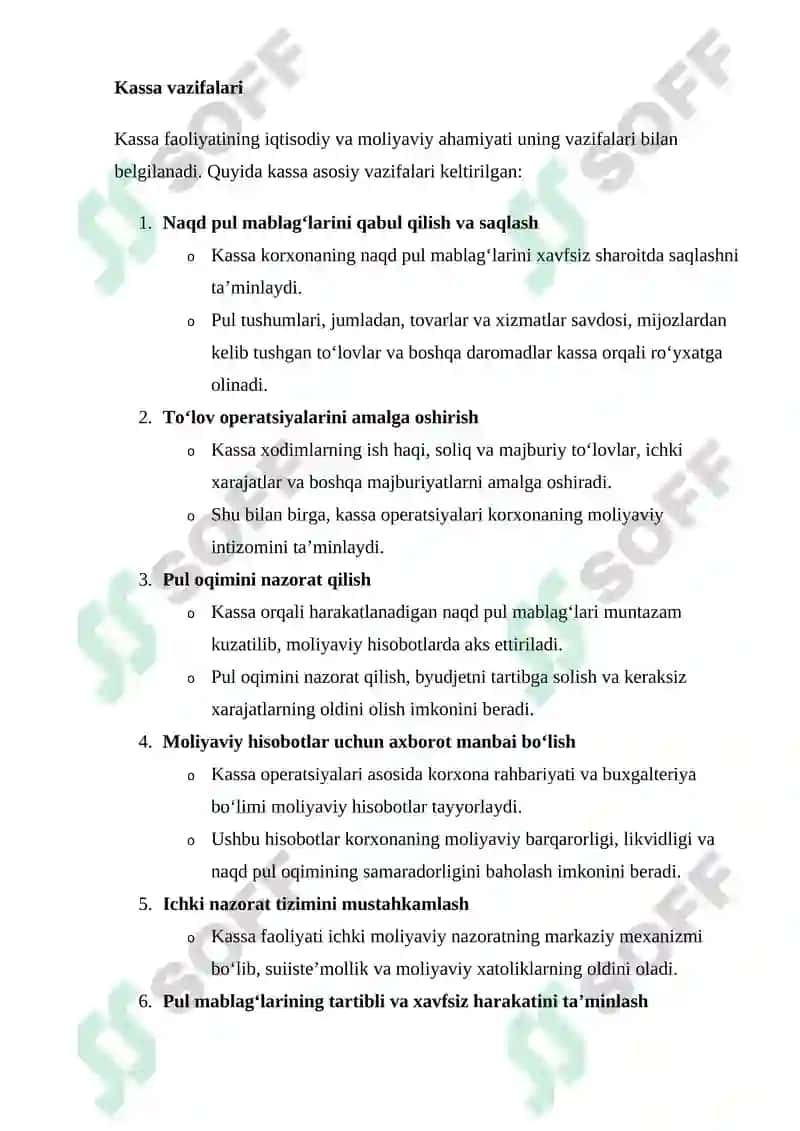 Pul mablag‘larining iqtisodiy mazmuni va ularni hisobga olishning ahamiyati 8