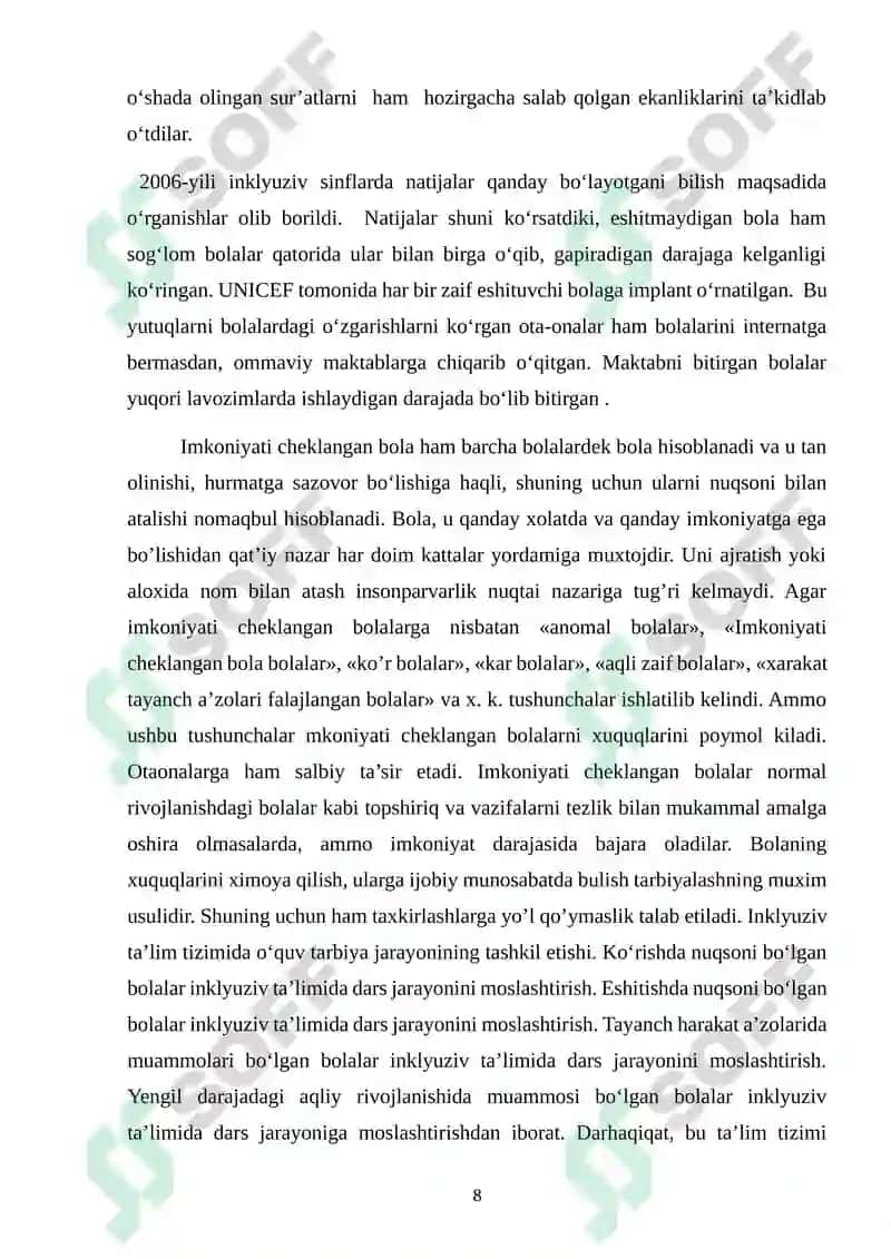 Inkuliziv Talimga Jalb Qilish Bosqichlari 1-2 Bosqich 8