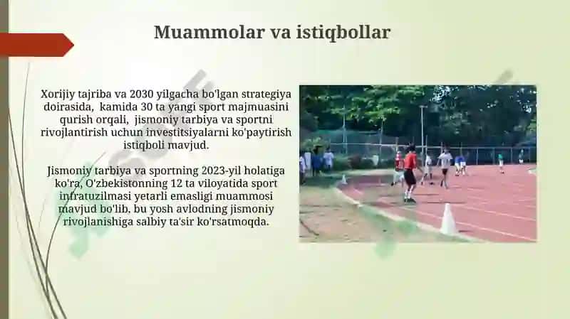 Jismoniy tarbiya va sportni tashkil etish 8