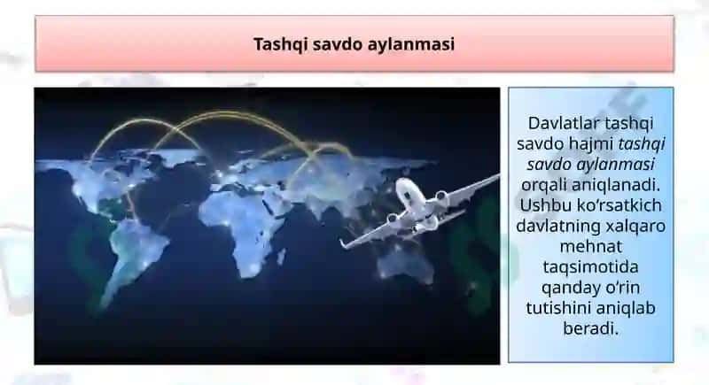 Xalqaro iqtisodiy aloqalar 8