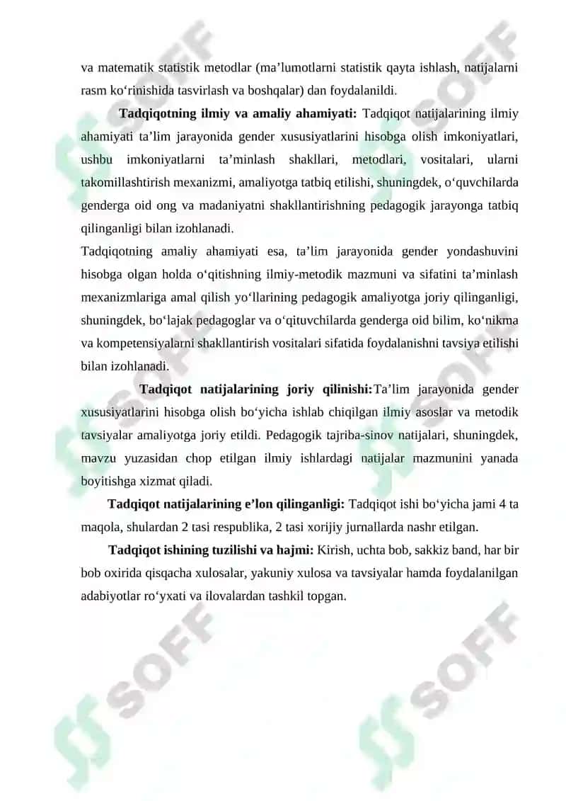 TALIM JARAYONIDA  GENDER XUSUSIYATLARNI XISOBGA OLISHNING IJTIMOIY PEDAGOGIK ASOSLARI 8