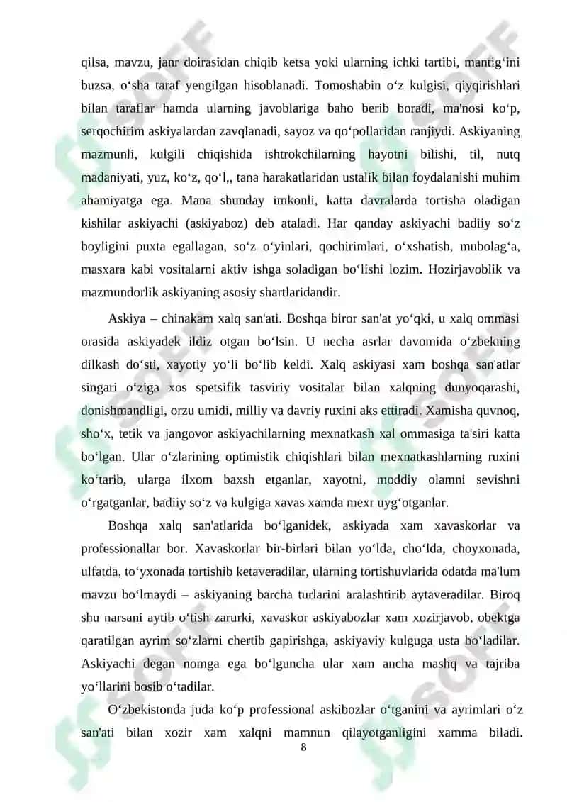 Askiya san’ati va uning o’ziga  xosligi 8