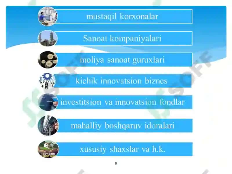 INNOVATSION IQTISODIYOT 8