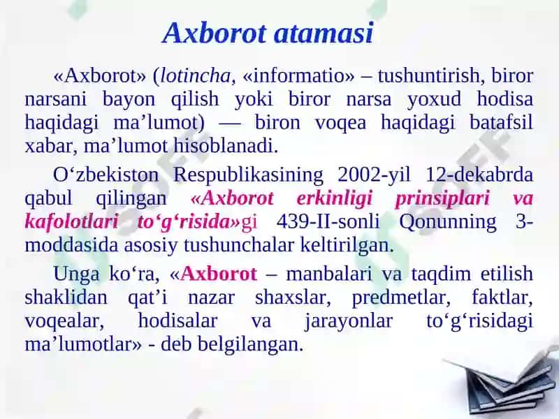 Tarix va informatika 8