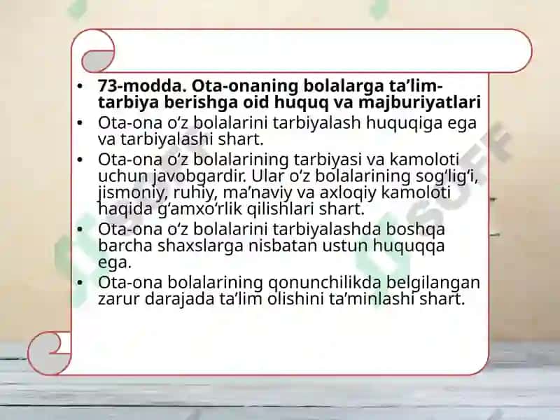 OILA PEDAGOGIKASI VA UNING MILLIY O'ZIGA XOS XUSUSIYATLARI 8