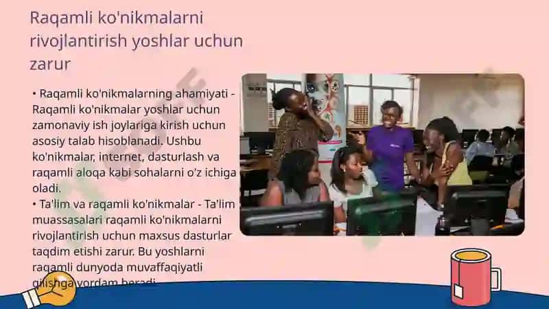 Raqamli texnologiyalar va axborotlashgan jamiyat 8