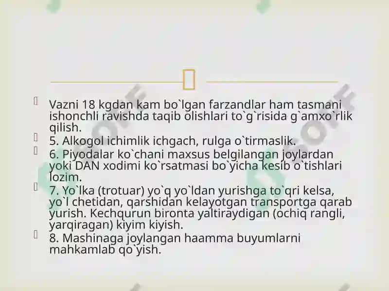 SHIKASTLANGANLARGA TASHISH VAQTI 8