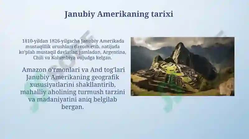 Janubiy Amerika 8