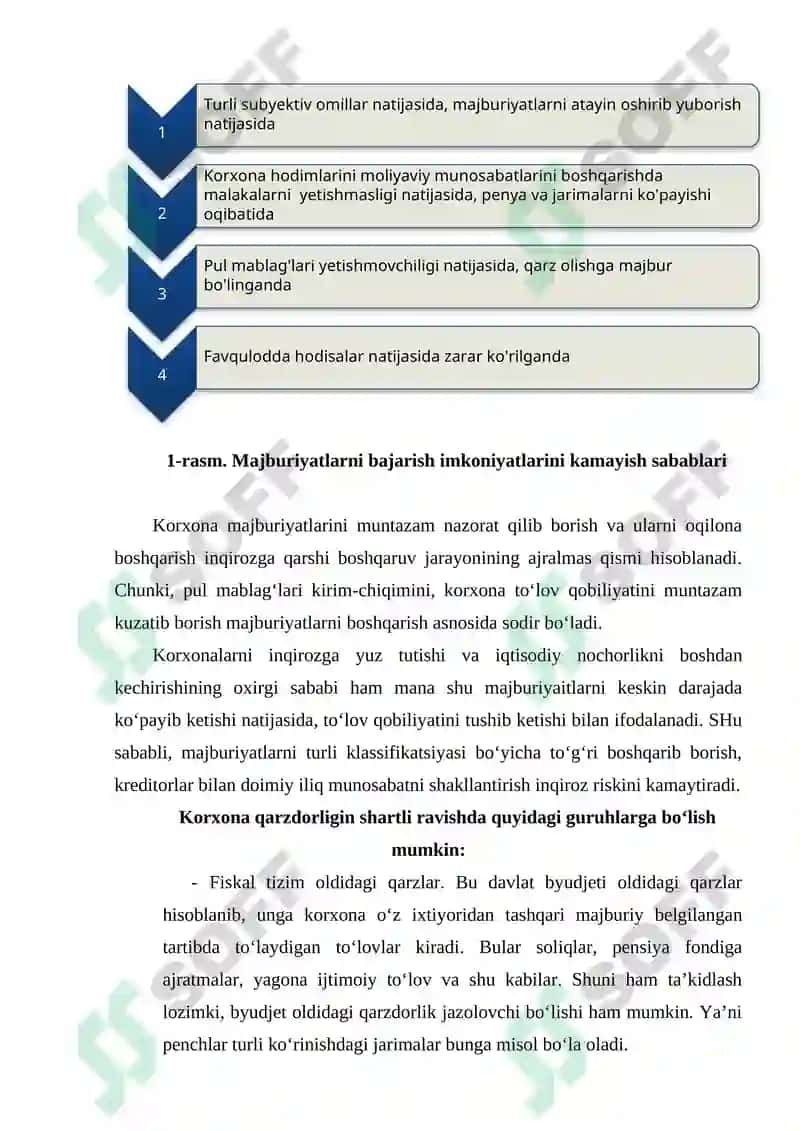 Buxgalteriya balansi moddalarining likvidlilik bo‘yicha turkumlanishi 8
