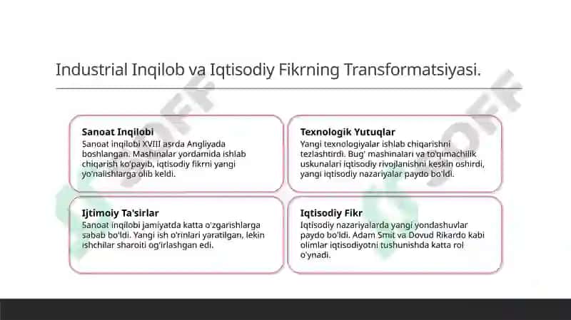 Iqtisodiyot nazariyasi rivojlanishining asosiy bosqichlari 8