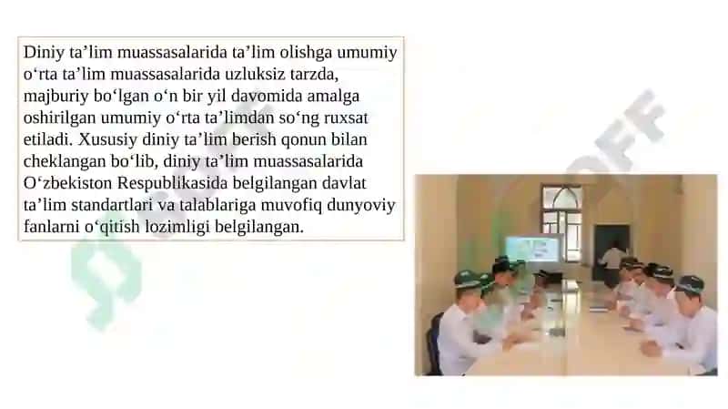 DUYOVIY BILIMLAR VA DINIY E’TIQOD BIRLIGIGA ERISHISHNING AHAMIYATI 8