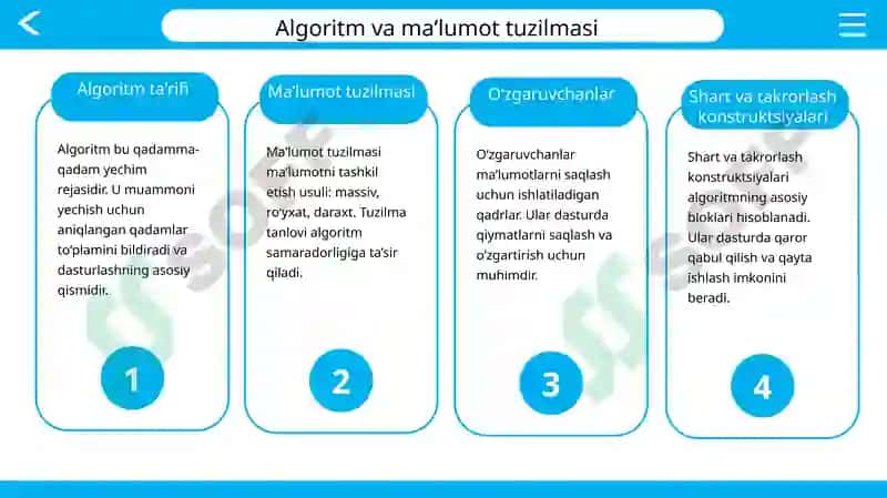 Dasturlash: Ilmiy taʼlim va Amaliy Qoʻllanma 8