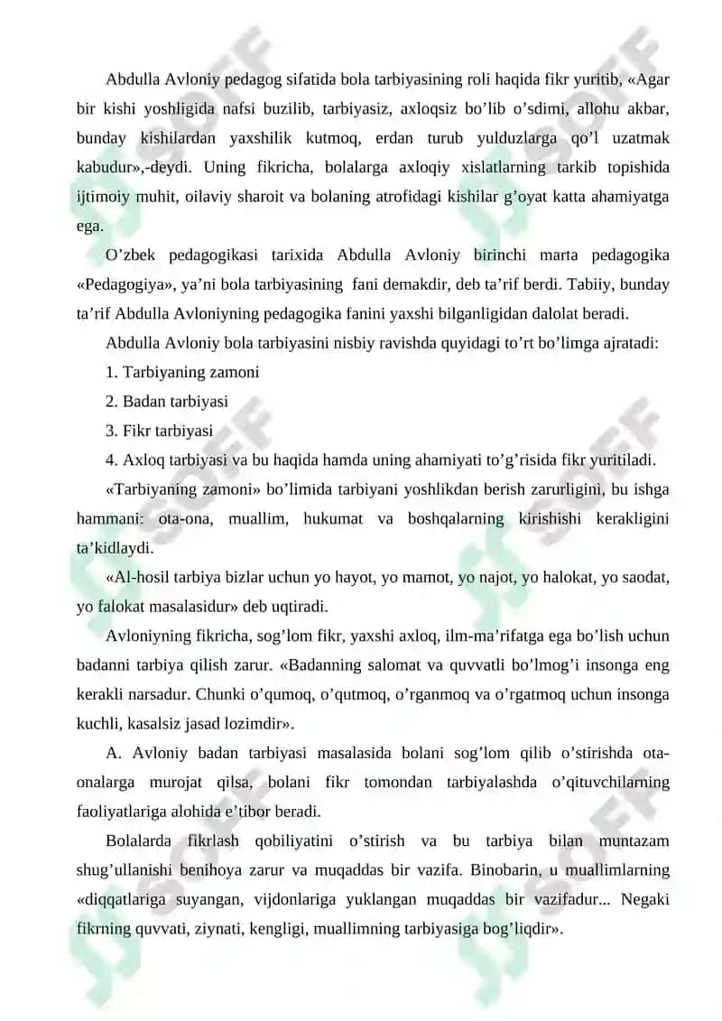 Abdulla Avloniyning pedagogik qarashlari 8