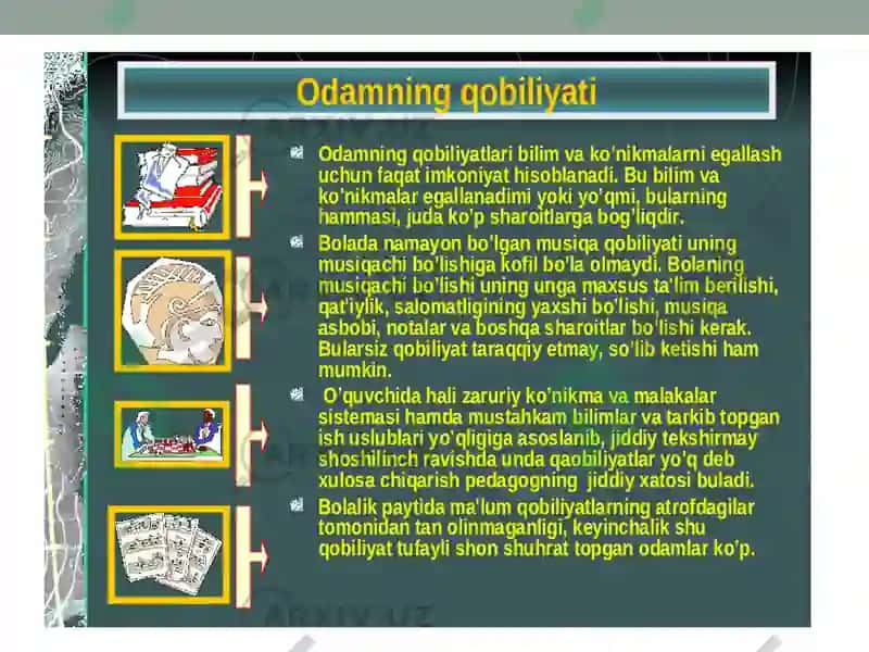 Pedagogik qobilyat va yetakchi xususiyatlar 8