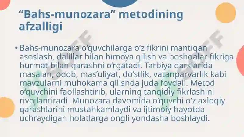 Taʼlim metodlari 8