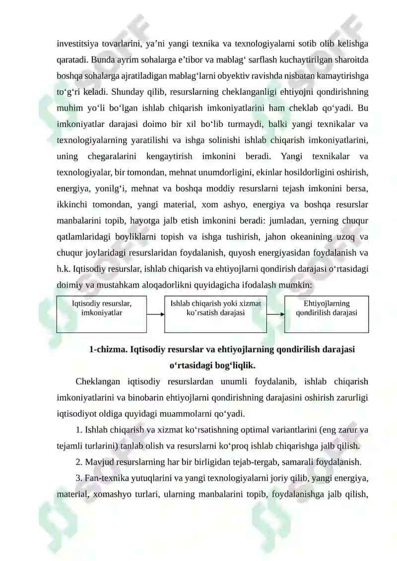 Ijtimoiy - iqtisodiy ehtiyojlar, ularning tarkibi va turkumlanishi 8