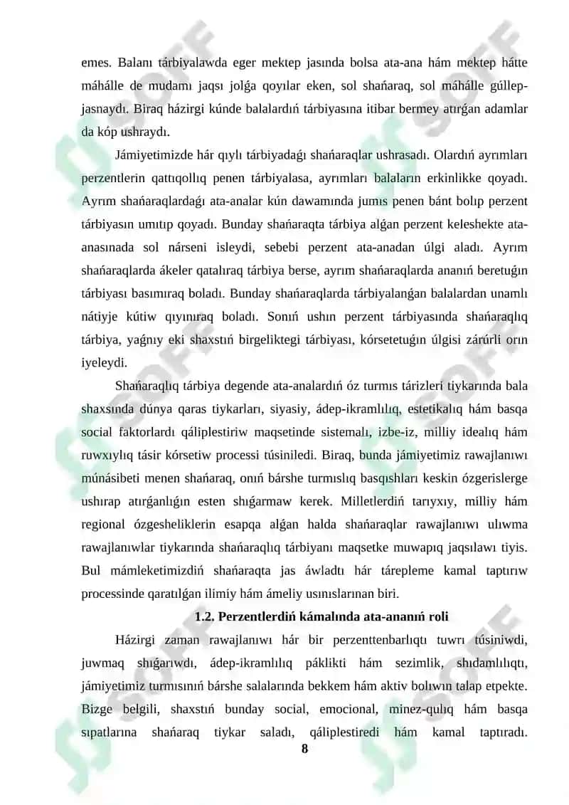 Shańaraq kurs jumısı 8