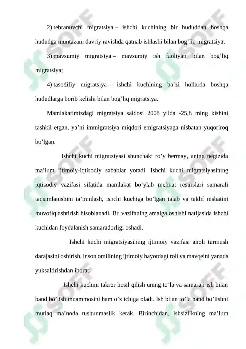 Ishchi kuchi, uning bandligi va ishsizlik 8