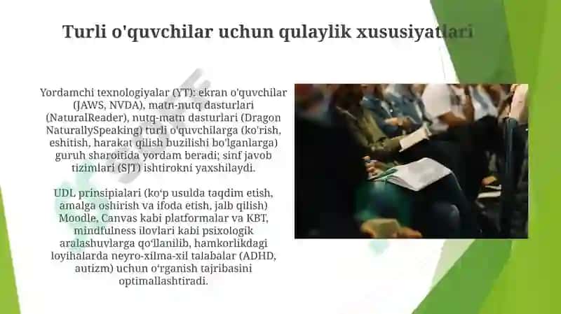 Pedagogik va Psixologik Texnologiyalar 8