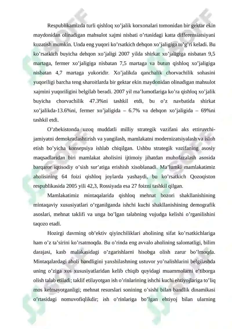 AGRAR MUNOSABATLAR VA ULARNING O'ZIGA XOS XUSUSIYATLARI 8